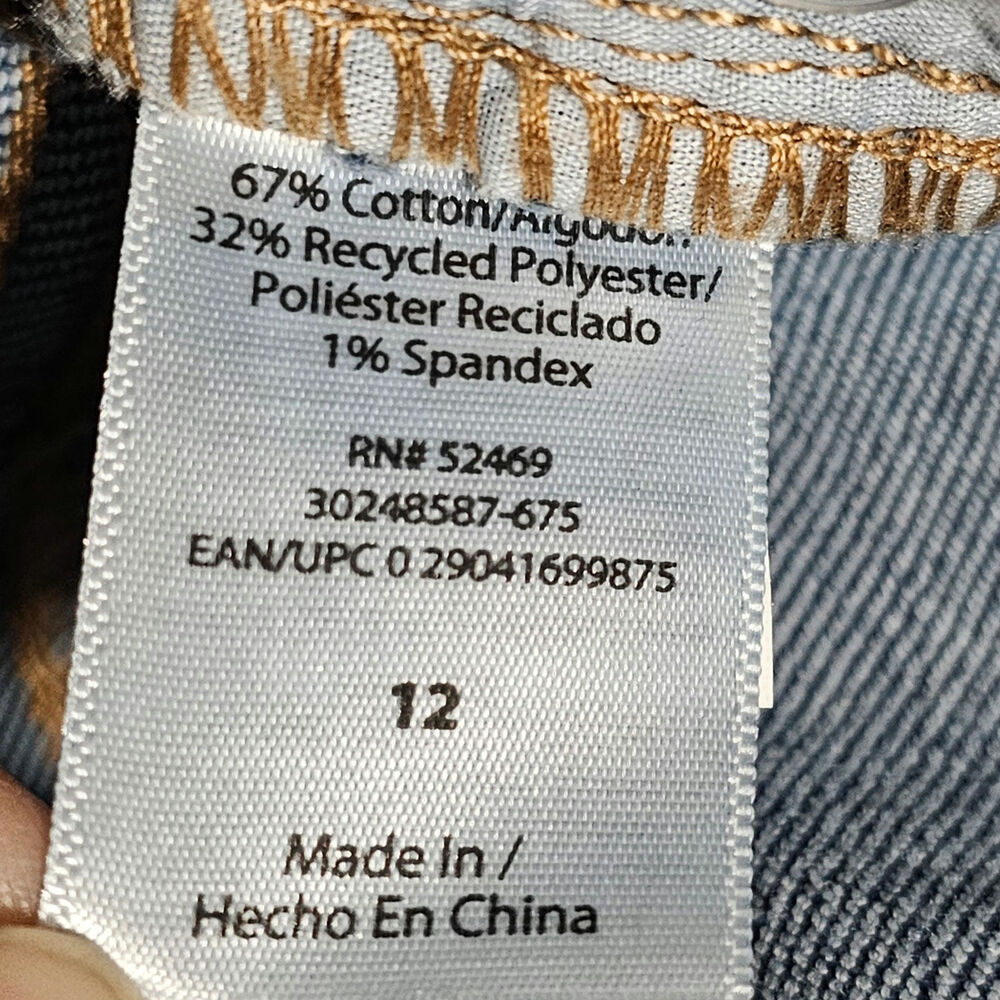 Sofia by Sofia Vergara Margot Wide Leg Jeans Women's Sz 12 Stretch High Rise NWT - Picture 10 of 11